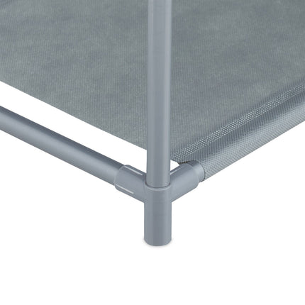 Shoe shelf with boot hanger