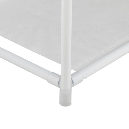 Shoe shelf with boot hanger