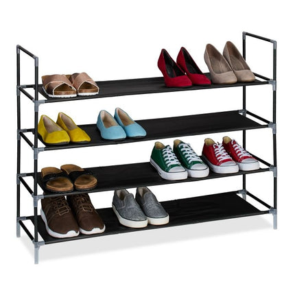 Shoe shelf with fabric levels 1 m
