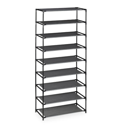 Shoe wardrobe in fabric with 8 compartments