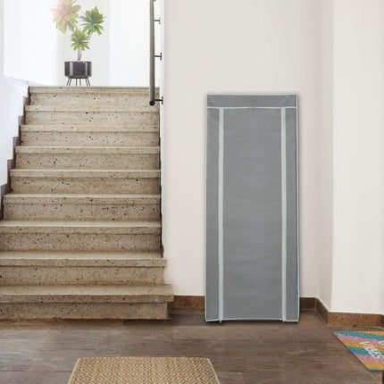 Shoe wardrobe in fabric with 9 compartments