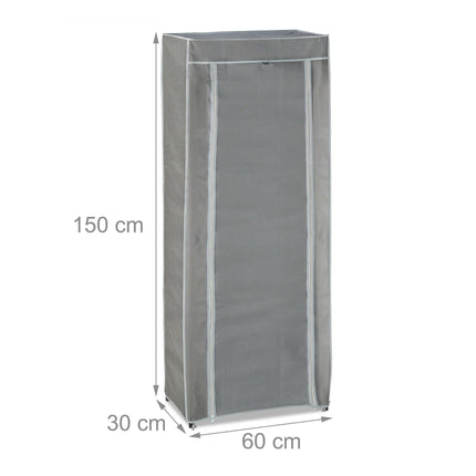 Shoe wardrobe in fabric with 9 compartments
