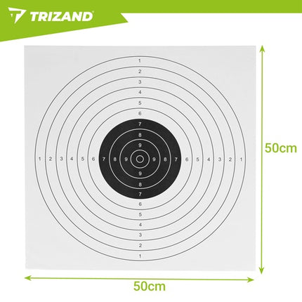 Shooting Target Paper 50x50cm, 100 Pack