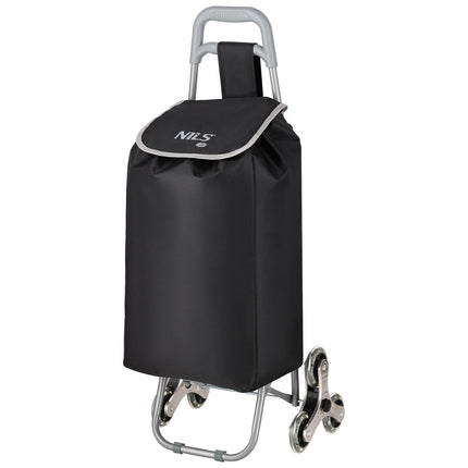 Shopping Cart 40L, Black, Foldable