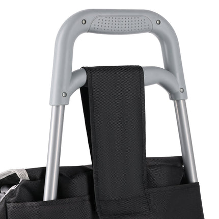 Shopping Cart 40L, Black, Foldable