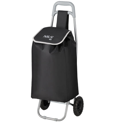 Shopping Cart, 40L Capacity, Black