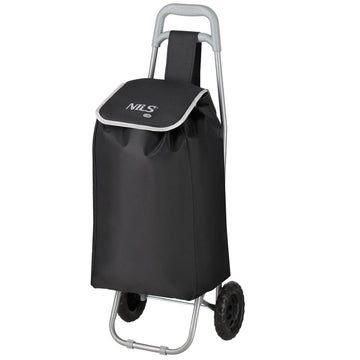 Shopping Cart, 40L Capacity, Black