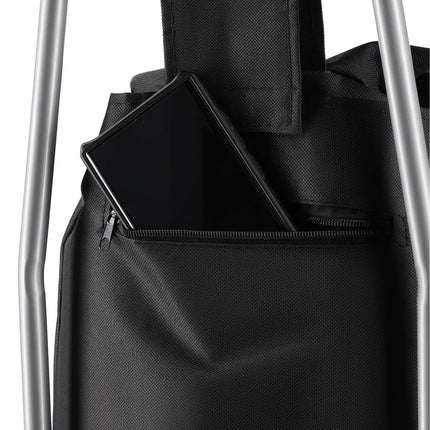Shopping Cart, 40L Capacity, Black