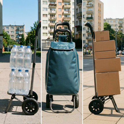 Shopping Trolley 40L, Insulated, Foldable, Turquoise