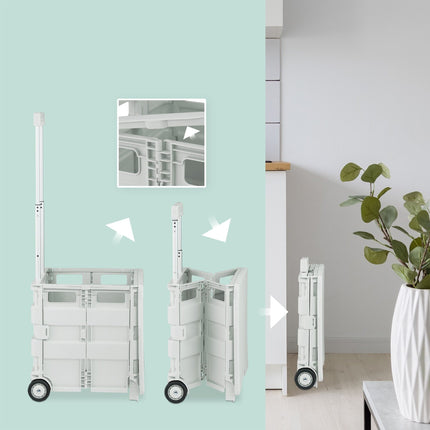 Shopping trolley with cover
