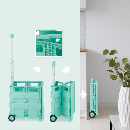 Shopping trolley with cover