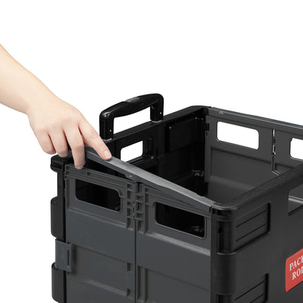 Shopping trolley with lid