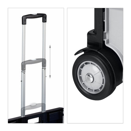 Shopping trolley with lid