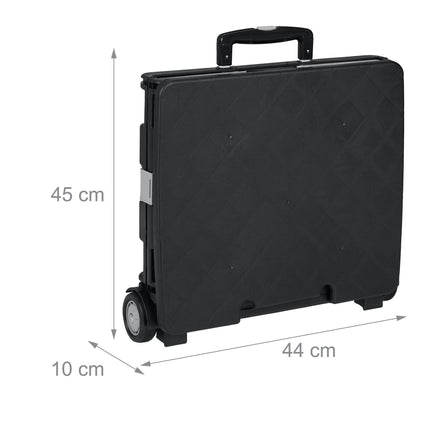 Shopping trolley with lid
