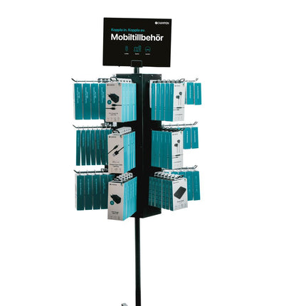Shop rack Rotatable Floor