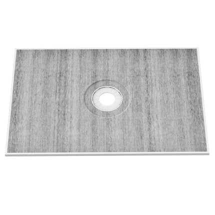 Shower Pan Kit 1219x1828mm, 160mm Center Drain, EPS