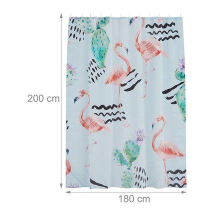 Shower curtain 180x200 cm with motif