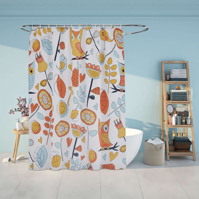 Douchegordijn 180x200 cm met motief