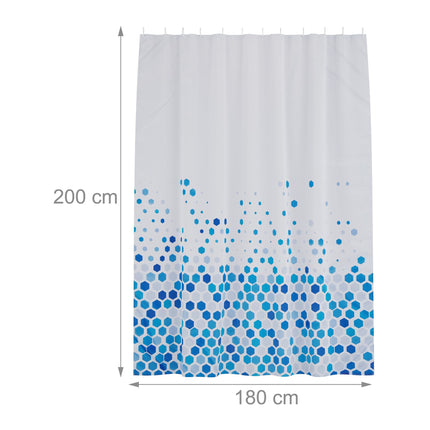 Shower curtain 180x200 cm with motif