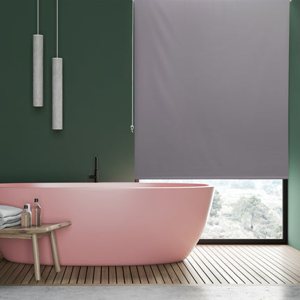 Shower curtain gray