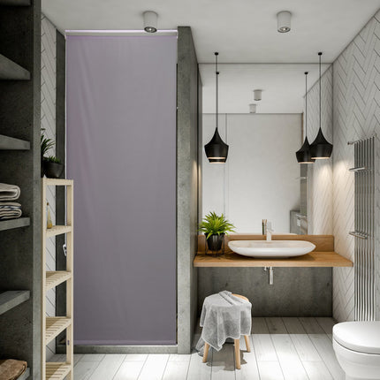 Shower curtain gray