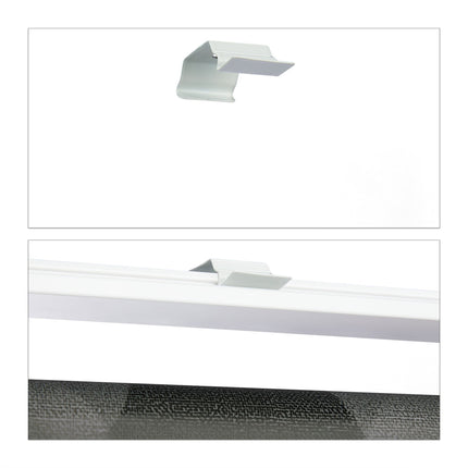 Shower curtain gray dots
