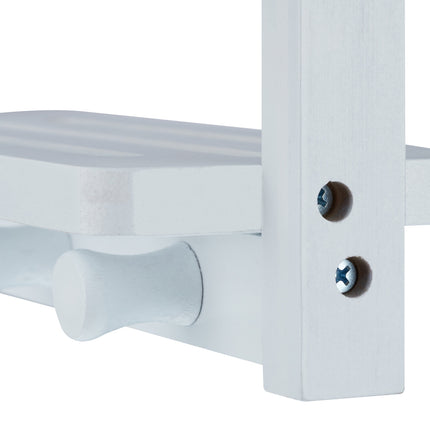 Shower shelf white