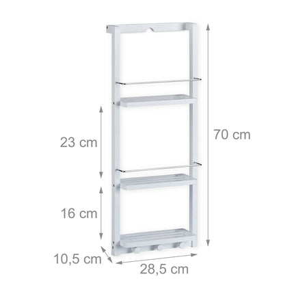 Shower shelf white