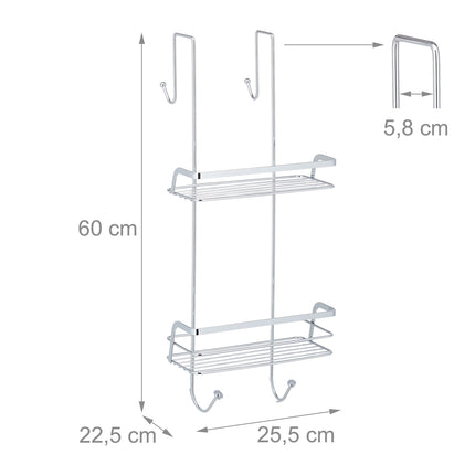 Shower tray to hang up