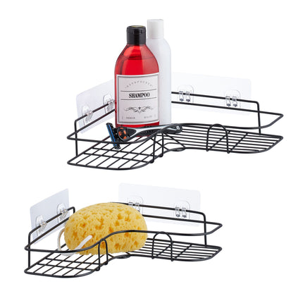 Shower tray without drilling, set of 2