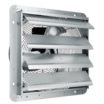 Shutter Exhaust Fan, 16-Inch Wall Mount, 1506 CFM