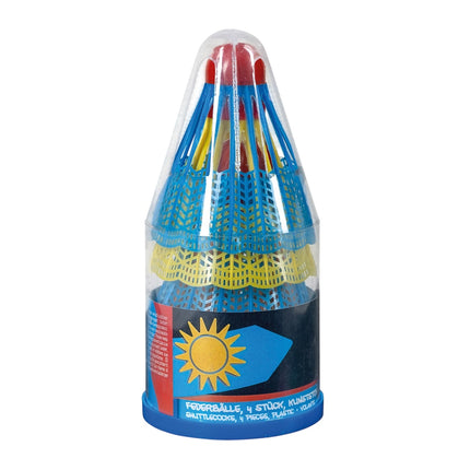 Shuttlecocks, 4 Pack for Badminton, Durable and Lightweight