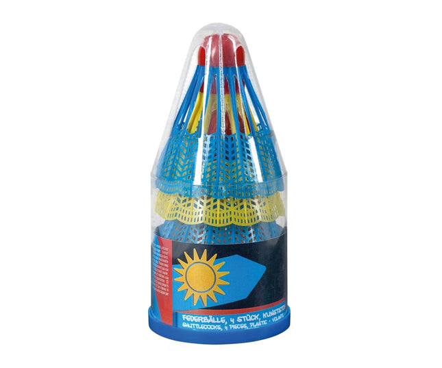 Shuttlecocks, 4 Pack for Badminton, Durable and Lightweight
