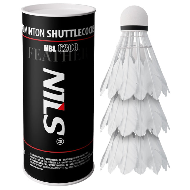 Shuttlecocks, Feather, 3-Pack