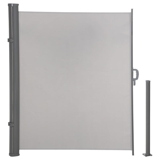 Side awning 300x160cm UV50+ Privacy protection, Grey