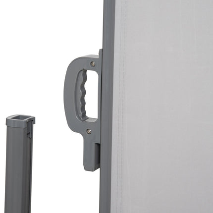 Side awning 300x160cm UV50+ Privacy protection, Grey