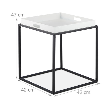 Side Table with Tray