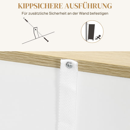 White kitchen cabinet with drawer and adjustable shelf