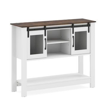 Sideboard with Adjustable Shelves and Sliding Doors