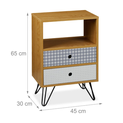 Side cabinet with drawers