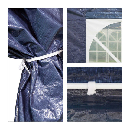 Side panels Blue Pavilion - set of 6