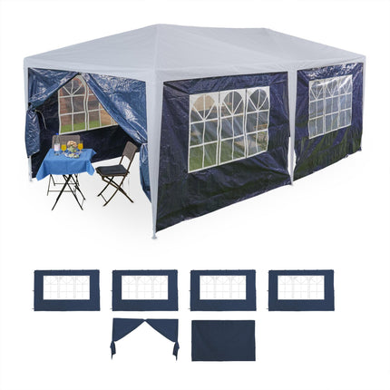Side panels Blue Pavilion - set of 6