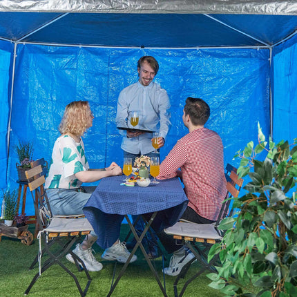 Side panels for blue gazebo, set of 3