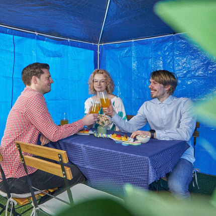 Side panels for blue gazebo, set of 3
