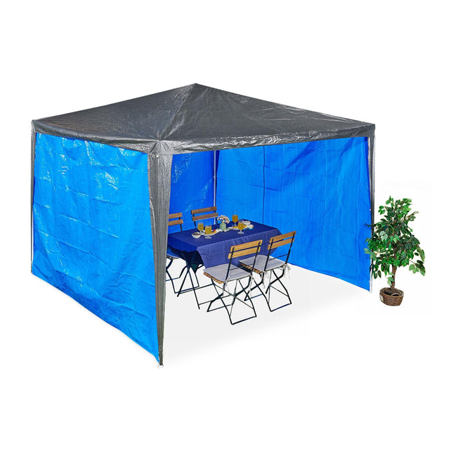 Side panels for blue gazebo, set of 3