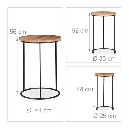 Side table 3-pack