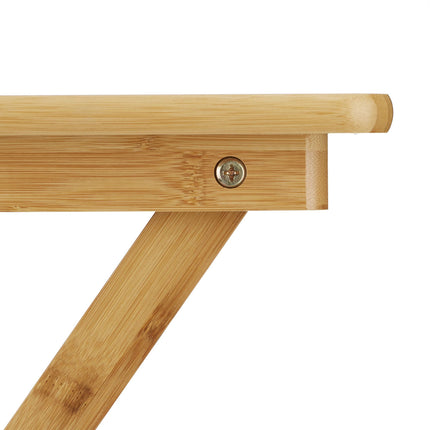 Side table bamboo foldable