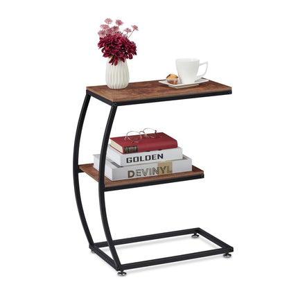 Side table industrial design 2 levels
