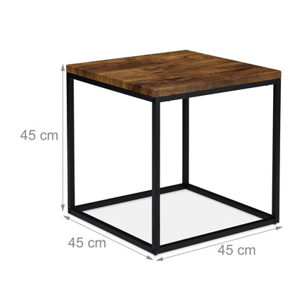 Side table in industrial style