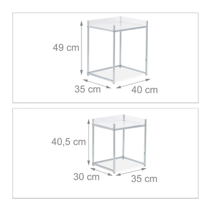 Side table in set of 2